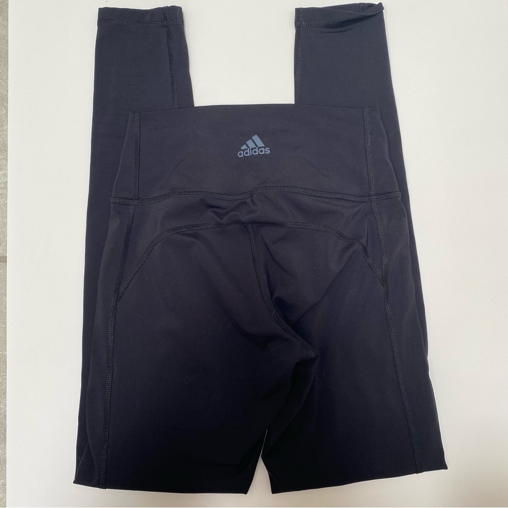 Adidas black workout leggings size XS